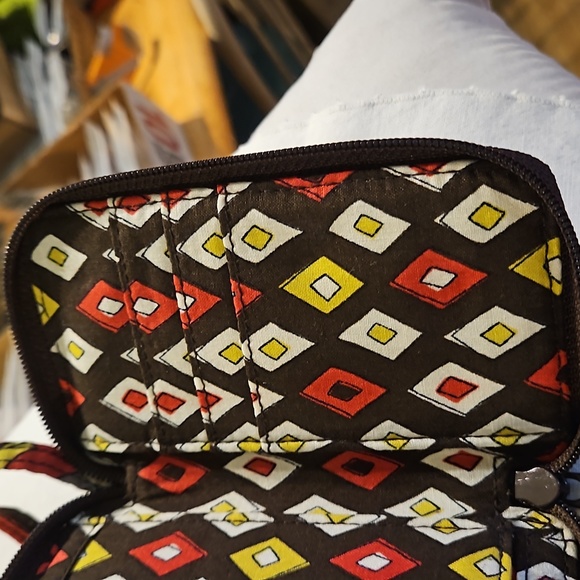 Vera Bradley Autumn Abstract Print Wristlet - Picture 5 of 7